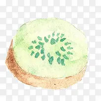 水彩奇异果-空若网 水彩奇异果-空若网