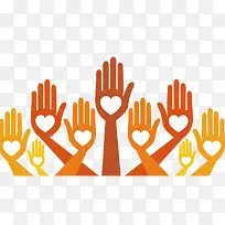 一些爱心手掌-空若网 一些爱心手掌-空若网