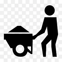 在搬运宝贝的挖宝工人-空若网 在搬运宝贝的挖宝工人-空若网