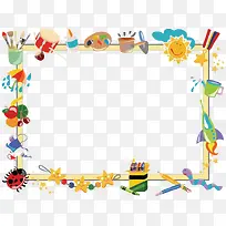 矢量卡通边框-空若网 矢量卡通边框-空若网