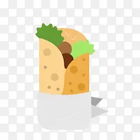 水彩美味蔬菜煎饼-空若网 水彩美味蔬菜煎饼-空若网