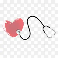 爱心听诊器-空若网 爱心听诊器-空若网