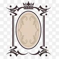 欧式花纹边框设计矢量-空若网 欧式花纹边框设计矢量-空若网