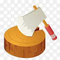 拿着斧头砍树-空若网 拿着斧头砍树-空若网