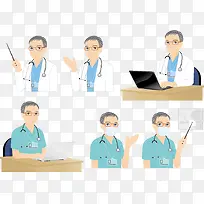 医生矢量素材-空若网 医生矢量素材-空若网