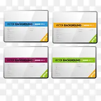 欧式名片卡片矢量-空若网 欧式名片卡片矢量-空若网