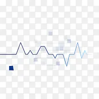蓝色心电图-空若网 蓝色心电图-空若网