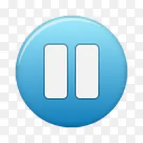 按钮蓝色暂停普里莫-空若网 按钮蓝色暂停普里莫-空若网
