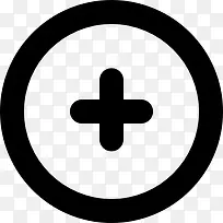 添加圆形按钮图标-空若网 添加圆形按钮图标-空若网