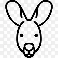 Kangaroo Head 图标-空若网 Kangaroo Head 图标-空若网