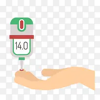 矢量血糖仪素材-空若网 矢量血糖仪素材-空若网