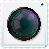 精致白色摄影app图标矢量图-空若网 精致白色摄影app图标矢量图-空若网