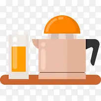 烧水壶与杯子-空若网 烧水壶与杯子-空若网