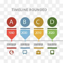 扁平化时光轴素材-空若网 扁平化时光轴素材-空若网