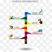 扁平化时光轴素材-空若网 扁平化时光轴素材-空若网