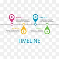 扁平化时光轴素材-空若网 扁平化时光轴素材-空若网