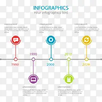 扁平化时光轴素材-空若网 扁平化时光轴素材-空若网