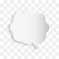 立体白色对话框-空若网 立体白色对话框-空若网