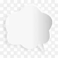 立体白色对话框-空若网 立体白色对话框-空若网