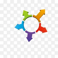 彩色箭头-空若网 彩色箭头-空若网