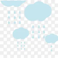 卡通手绘下雨图-空若网 卡通手绘下雨图-空若网