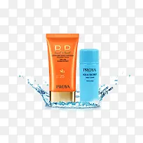 防晒霜水花装饰素材-空若网 防晒霜水花装饰素材-空若网