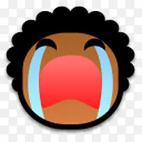 可爱非洲小黑人图标-空若网 可爱非洲小黑人图标-空若网