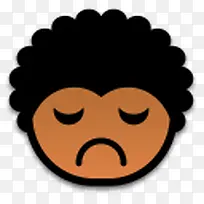 可爱非洲小黑人图标-空若网 可爱非洲小黑人图标-空若网