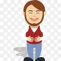 手绘卡通表哥-空若网 手绘卡通表哥-空若网