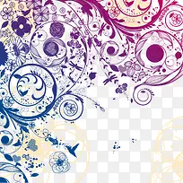 小鸟 卷草-空若网 小鸟 卷草-空若网