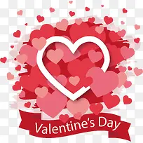 浪漫爱心气泡情人节海报-空若网 浪漫爱心气泡情人节海报-空若网