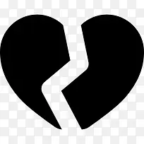 破碎的心图标-空若网 破碎的心图标-空若网