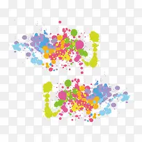 多彩喷墨油画笔刷-空若网 多彩喷墨油画笔刷-空若网