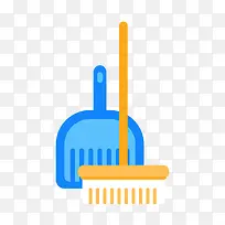 扁平化扫把PNG下载-空若网 扁平化扫把PNG下载-空若网