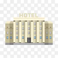 矢量扁平化酒店-空若网 矢量扁平化酒店-空若网