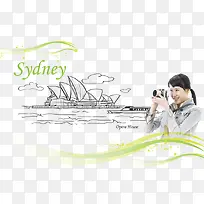 �ֻ����������羰���β廭-������