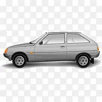 矢量银色轿车-空若网 矢量银色轿车-空若网