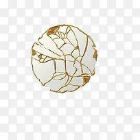 金边玫瑰花镜子-空若网 金边玫瑰花镜子-空若网