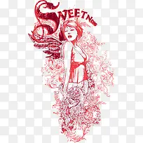 �����Ů����ӡ��-������