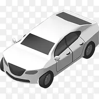 白色卡通轿车可爱-空若网 白色卡通轿车可爱-空若网
