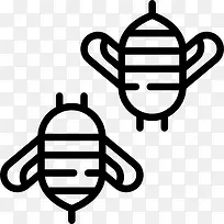蜜蜂图标-空若网 蜜蜂图标-空若网