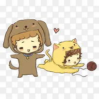 可爱调皮玩耍小孩-空若网 可爱调皮玩耍小孩-空若网