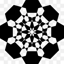 黑白装饰图案-空若网 黑白装饰图案-空若网