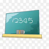 卡通数字小黑板-空若网 卡通数字小黑板-空若网