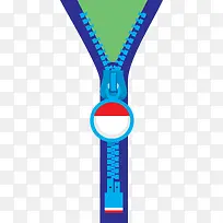 深蓝色三角形拉链-空若网 深蓝色三角形拉链-空若网