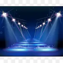 背景 舞台 蓝色背景 灯光 矢量图-空若网 背景 舞台 蓝色背景 灯光 矢量图-空若网