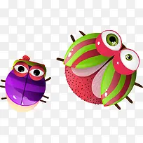 矢量昆虫卡通可爱瓢虫-空若网 矢量昆虫卡通可爱瓢虫-空若网