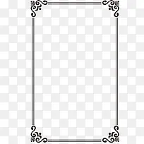 黑色花纹装饰边框素材-空若网 黑色花纹装饰边框素材-空若网