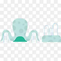 章鱼 喷泉-空若网 章鱼 喷泉-空若网