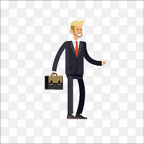 扁平化商务人物-空若网 扁平化商务人物-空若网